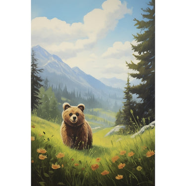 Bear Canvas for Kids